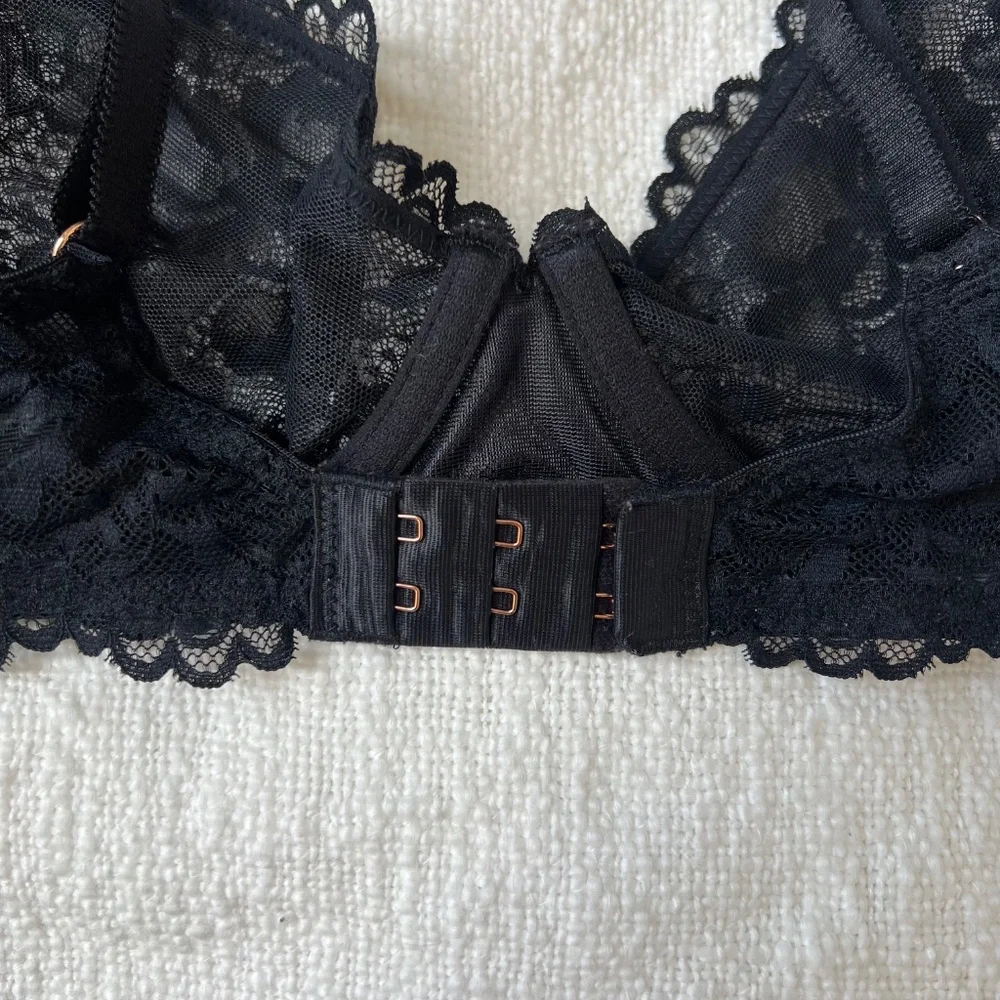 Savage x Fenty Floral Lace Unlined Bra size 36B - Picture 7 of 11